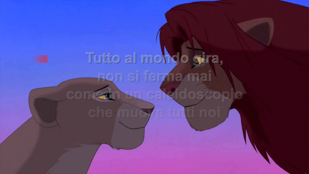 Il re leone - L'amore è nell'aria stasera - Karaoke con testo