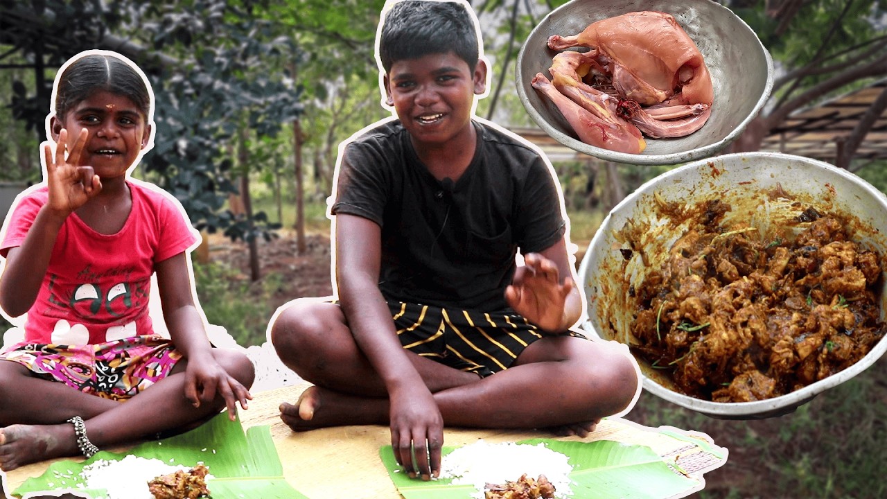 அம்மா கற்றுக் கொடுத்த நாட்டுக்கோழி சுக்கா | குழந்தைகள் அசத்தும் சமையல் | பல்லுயிர் விவசாயம்