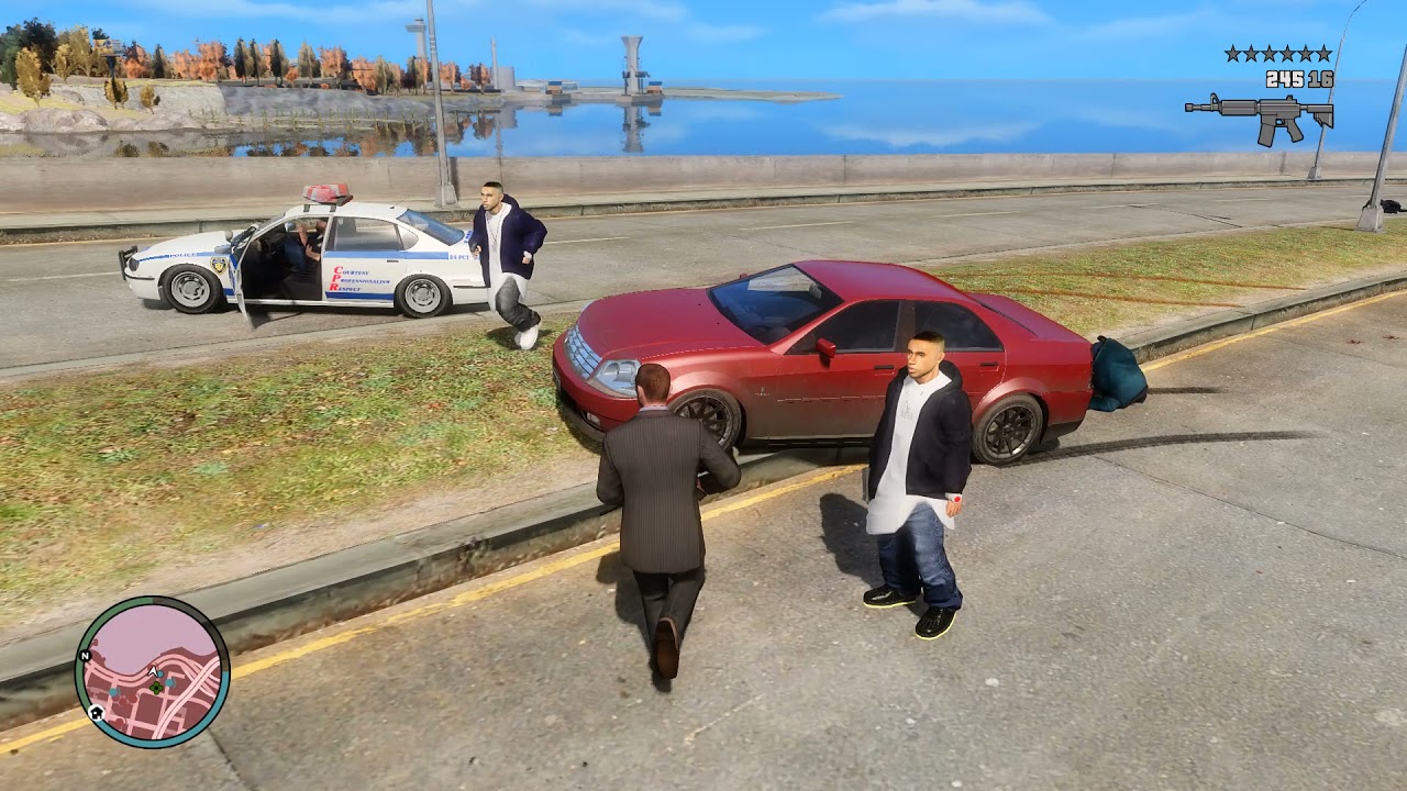 Grand Theft Auto IV - 6 Star Wanted Level - Russian shop shootout