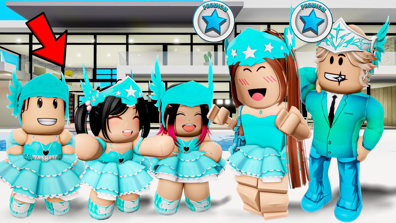 Nós COPIAMOS a FAMÍLIA PREMIUM como PELÚCIAS TRIGÊMEAS FOFAS   EM BROOKHAVEN RP!