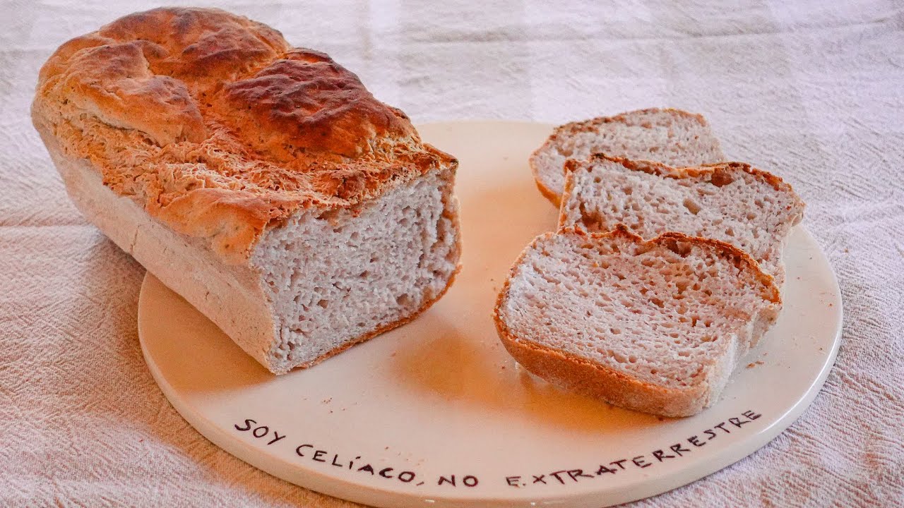 🟩 F&aacute;cil PAN de molde SIN huevos ni leche [100% sin gluten sin TACC]