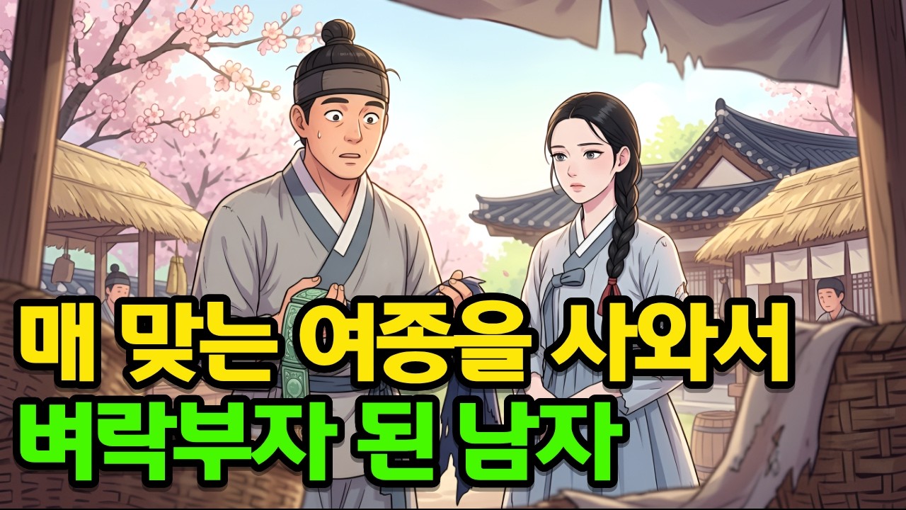 전 재산 털어 매맞는 여종 하나 샀다가 벼락부자 된 남자 #야담 #설화 #옛날이야기 #수면동화 #오디오북