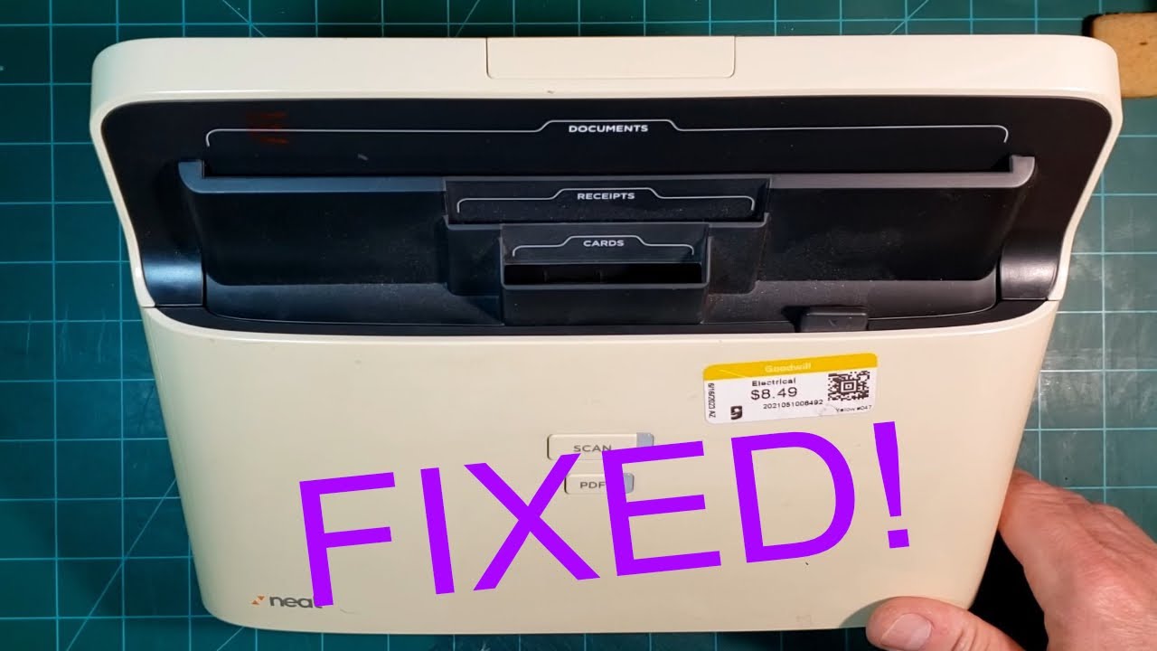 ND-1000 neat scanner feed problem fixed
