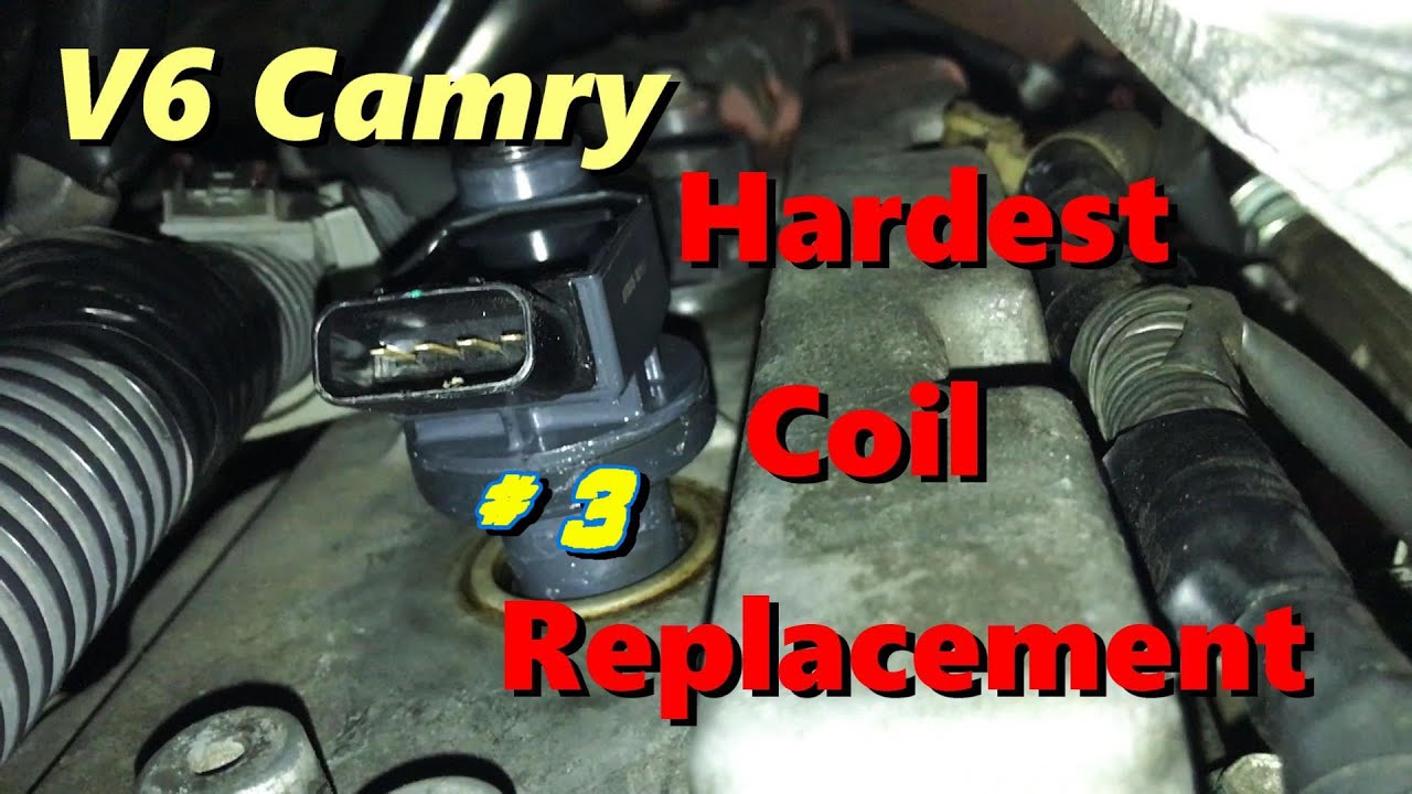 Замена катушки зажигания 3-го цилиндра V6 Camry (без снятия коллектора) Код неисправности P1310 T...