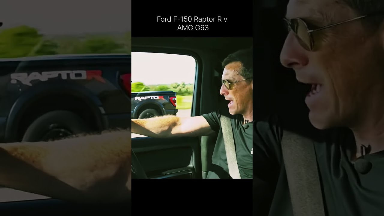 Ford F-150 Raptor R x AMG G63: DRAG RACE #shorts