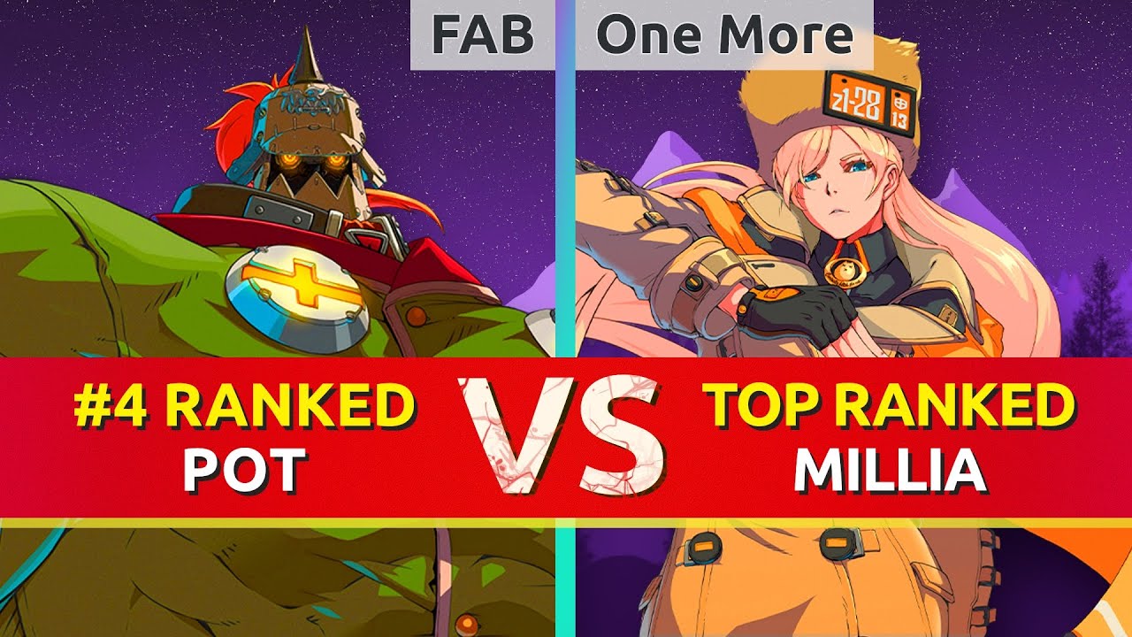 GGST ▰ FAB (#4 Ranked Potemkin) vs One More (TOP Ranked Millia). High Level Gameplay
