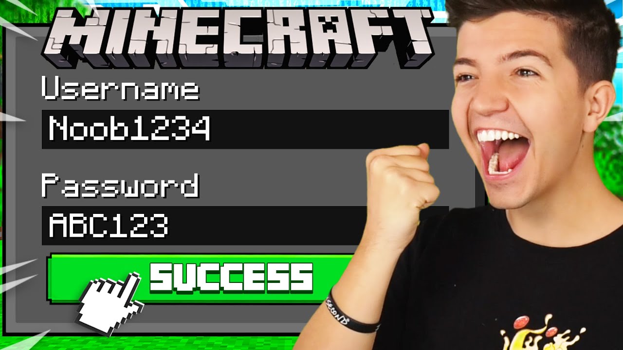Итак, я взломал аккаунт Minecraft Noob1234...