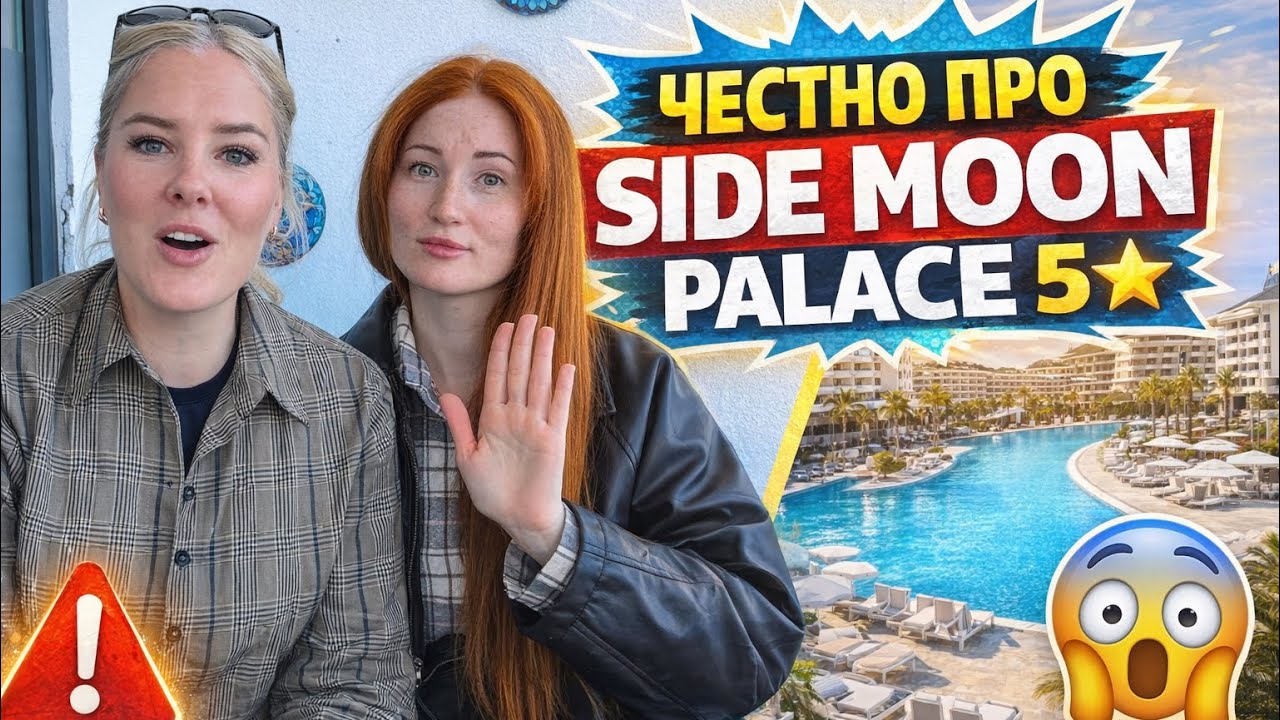 ‼️ЧЕСТНО РАССКАЗЫВАЕМ ПРО ОТЕЛЬ SİDE MOON PALACE 5*