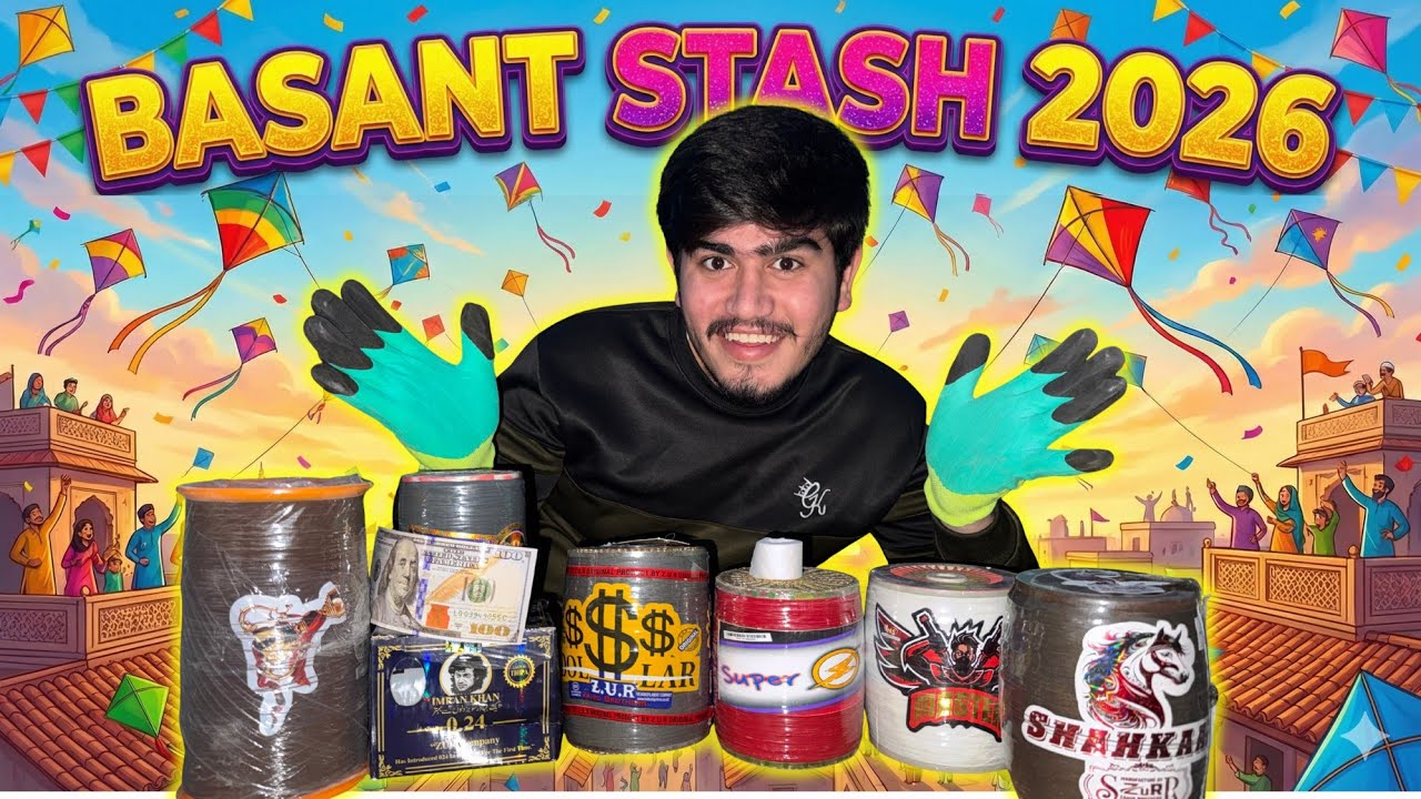 Basant Stash 2026 😍 Ready for 6-8 Feb! | Lahore Basant 2026