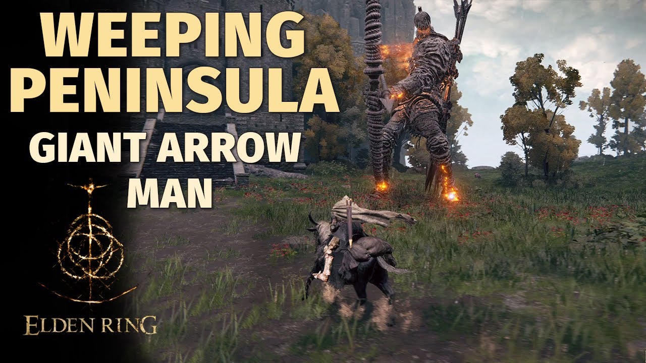 WEEPING PENINSULA Elden Ring | Hand Balista Location | Gaint Arrow Man (PART 3)