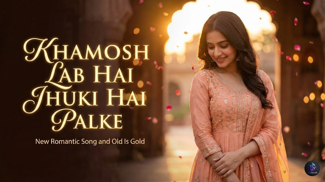 Khamosh Lab Hai Jhuki Hai Palke | Romantic Hindi Love Song | Heart Touching | @RSMusic-Raag