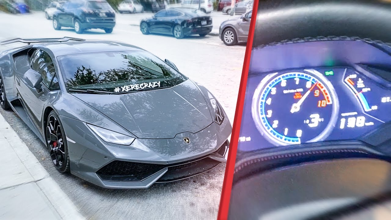 CORTANDO GIRO DE LAMBORGHINI V10! * PRIMEIRO ROLE *
