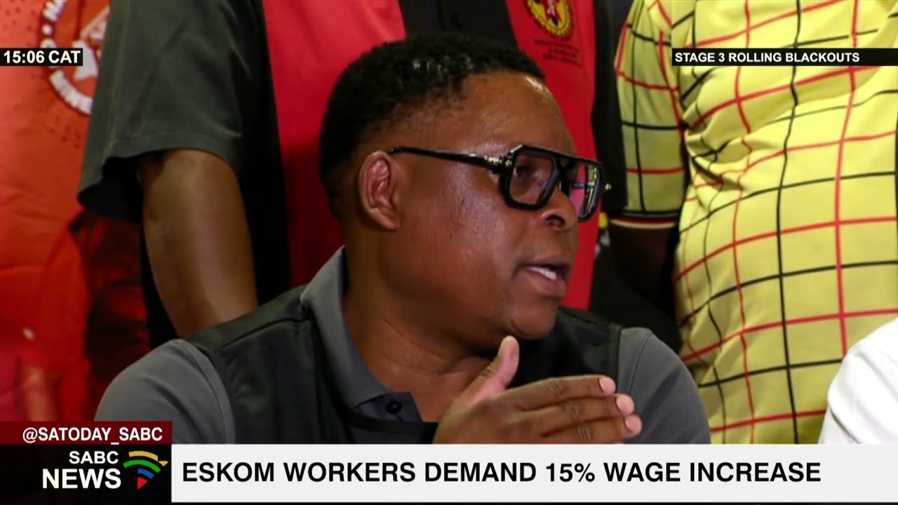 Eskom workers demand 15% wage increase