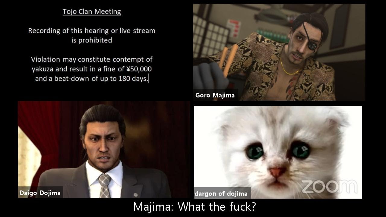 Yakuza Fanimated - Typical online Tojo clan meeting