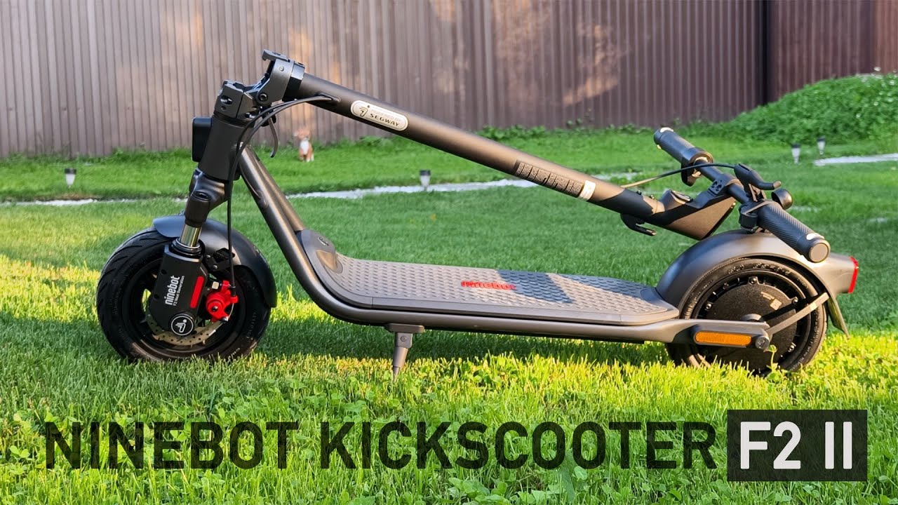 SEGWAY NINEBOT KICKSCOOTER F2 II - городской электросамокат за 36к с мощностью 800W и поворотниками