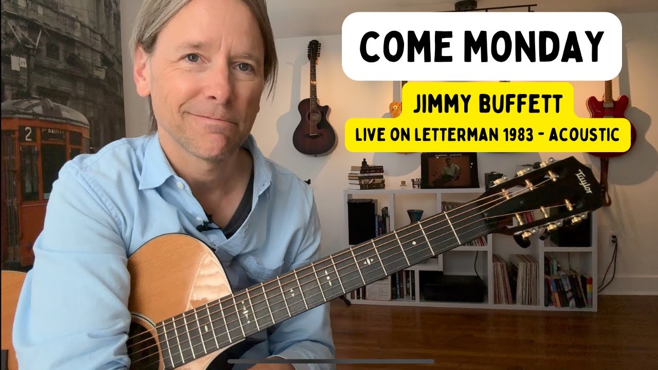 How to play - “Come Monday” guitar lesson by: Jimmy Buffett acoustic TABS available!