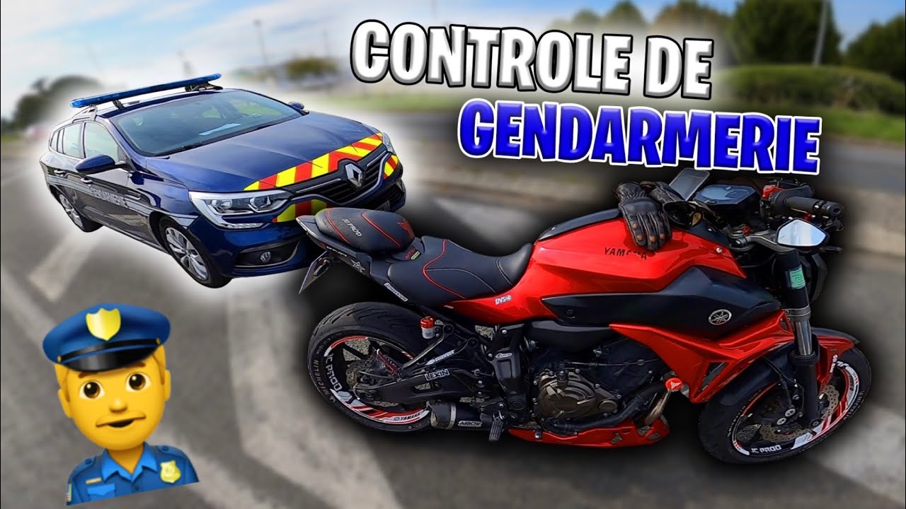 LA GENDARMERIE M'ARRÊTE EN MT07 !👮‍♂️{JC PROD}