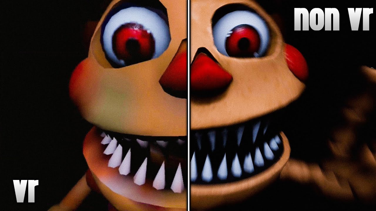 FNAF Help Wanted VR vs Non VR Jumpscares Comparison