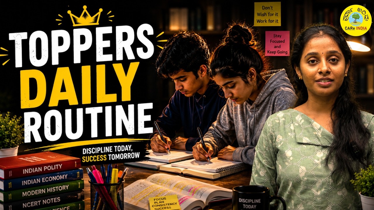 Daily Routine of Toppers | Crack Any Competitive Exams 🔥