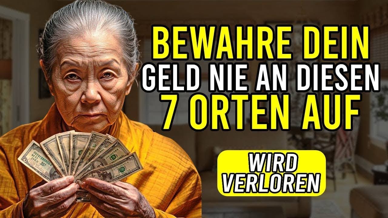 7 orte in ihrem HAUS, die ARMUT ANZIEHEN, wenn sie dort GELD aufbewahren (Buddhistische Weisheit)
