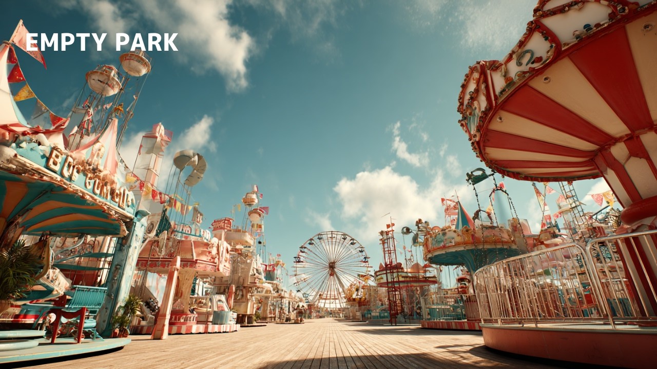 A Quiet Amusement Park | Dreamcore Liminal Space