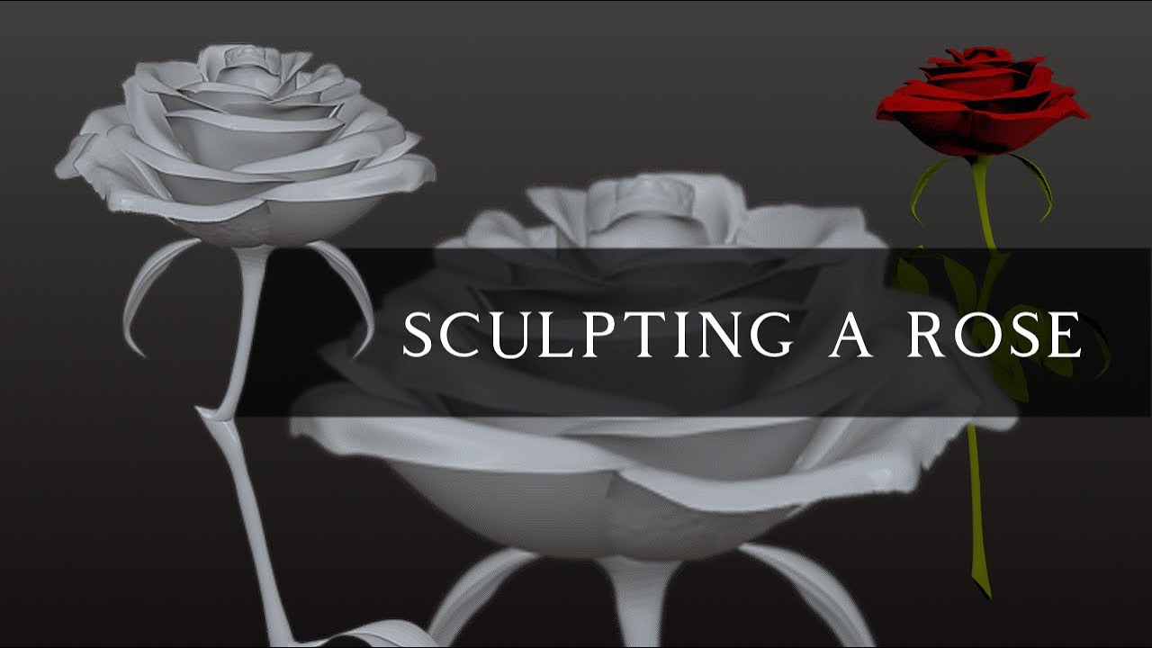 Sculpting a Rose in Nomad Sculpt | Timelapse & Real-Time Process 🌹🎨