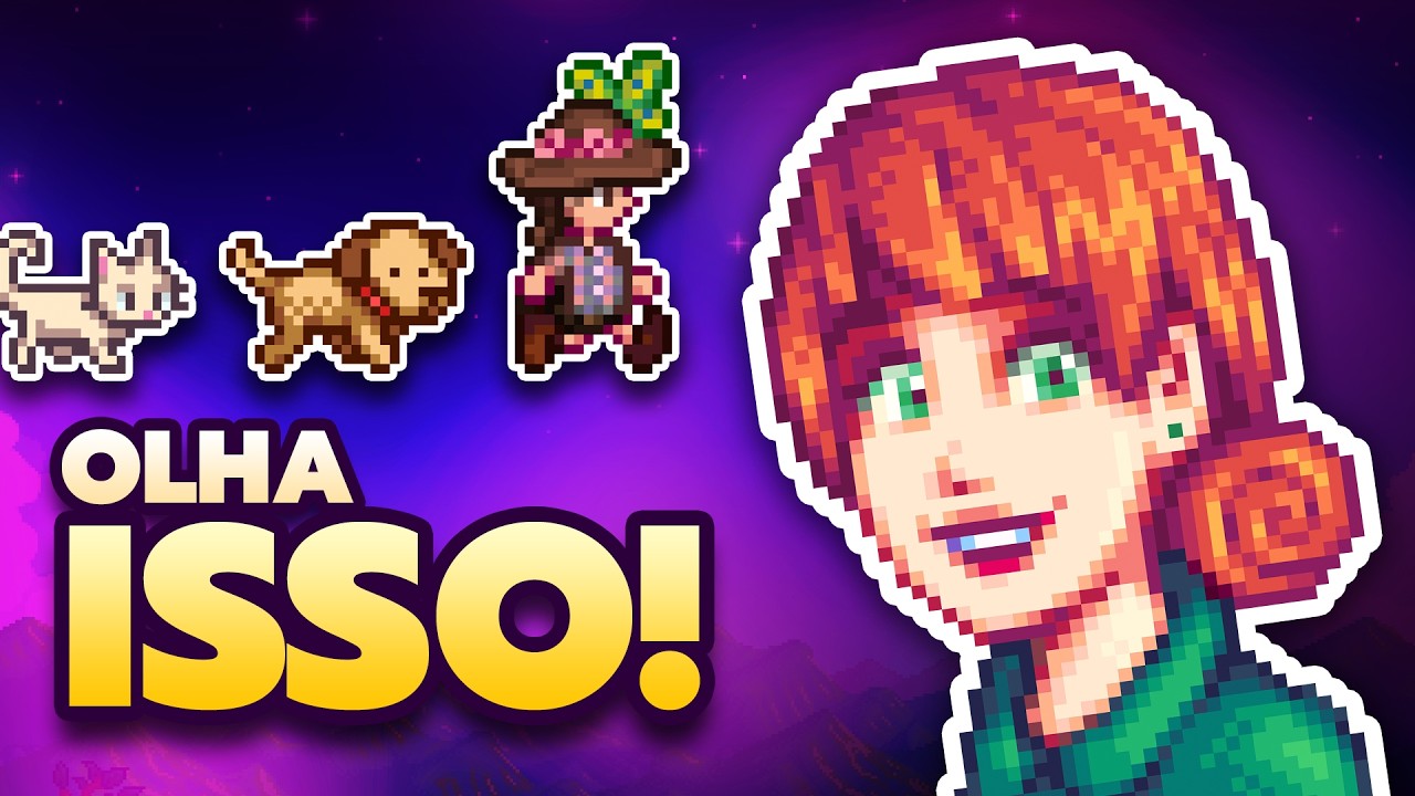 Fique com INVEJA: meu Stardew FICOU INCRÍVEL com esses 3 MODS ÚTEIS 🤩