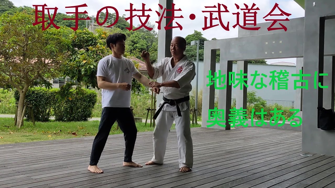首里少林流　Syorin Ryu Karate 稽古の要諦裏拳の技法、捉まえ方