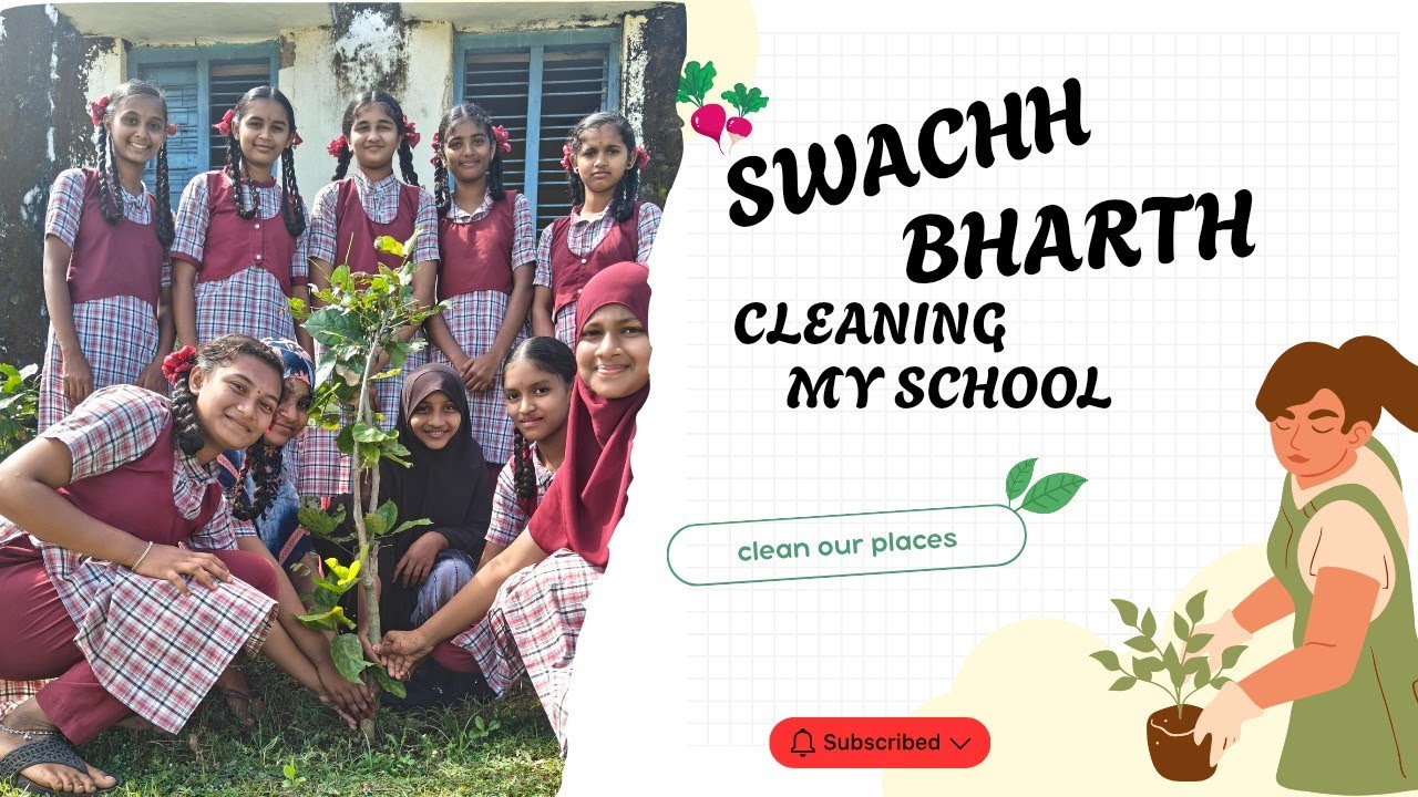SWACHH BHARAT  CLEANING PROGRAM 🧹 MY SCHOOL @ZPHSENROFFICIAL 
