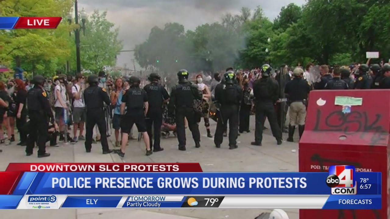 BREAKING NEWS: Downtown SLC protests turn violent and destructive (Part 1)
