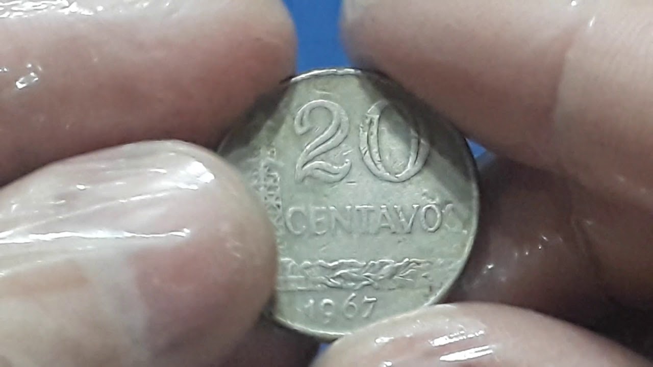Moeda 20 centavos 1967. Voc&ecirc; tem uma dessa? Assista e saiba o valor.