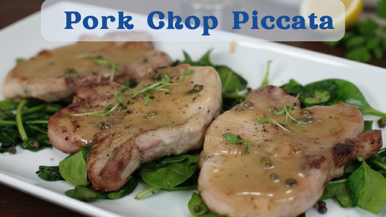 Cookin’ with Norma – Quickie Tuesday: Pork Chop Piccata (Easy Lemon Caper Skillet)