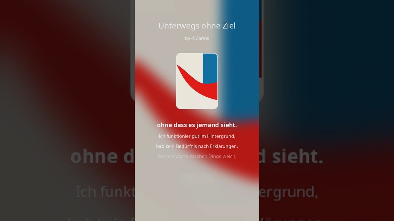 Unterwegs ohne Ziel