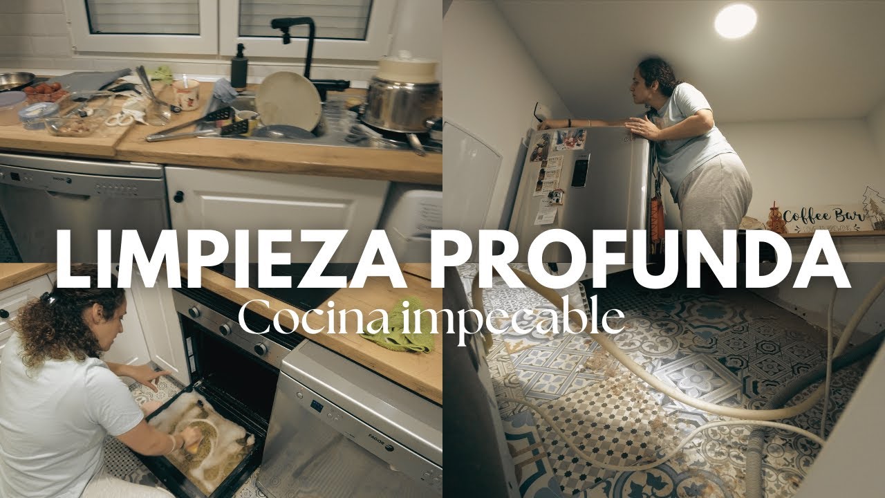 Como limpio mi COCINA a FONDO 🧽 Horno, Lavavajillas IMPECABLES