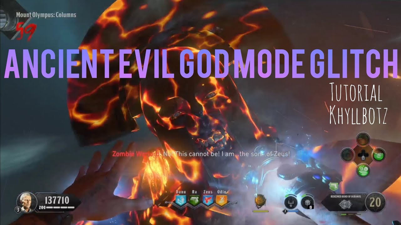 2024 God Mode glitch tutorial on Ancient Evil : Black ops 4 xbox PS5 Call of Duty