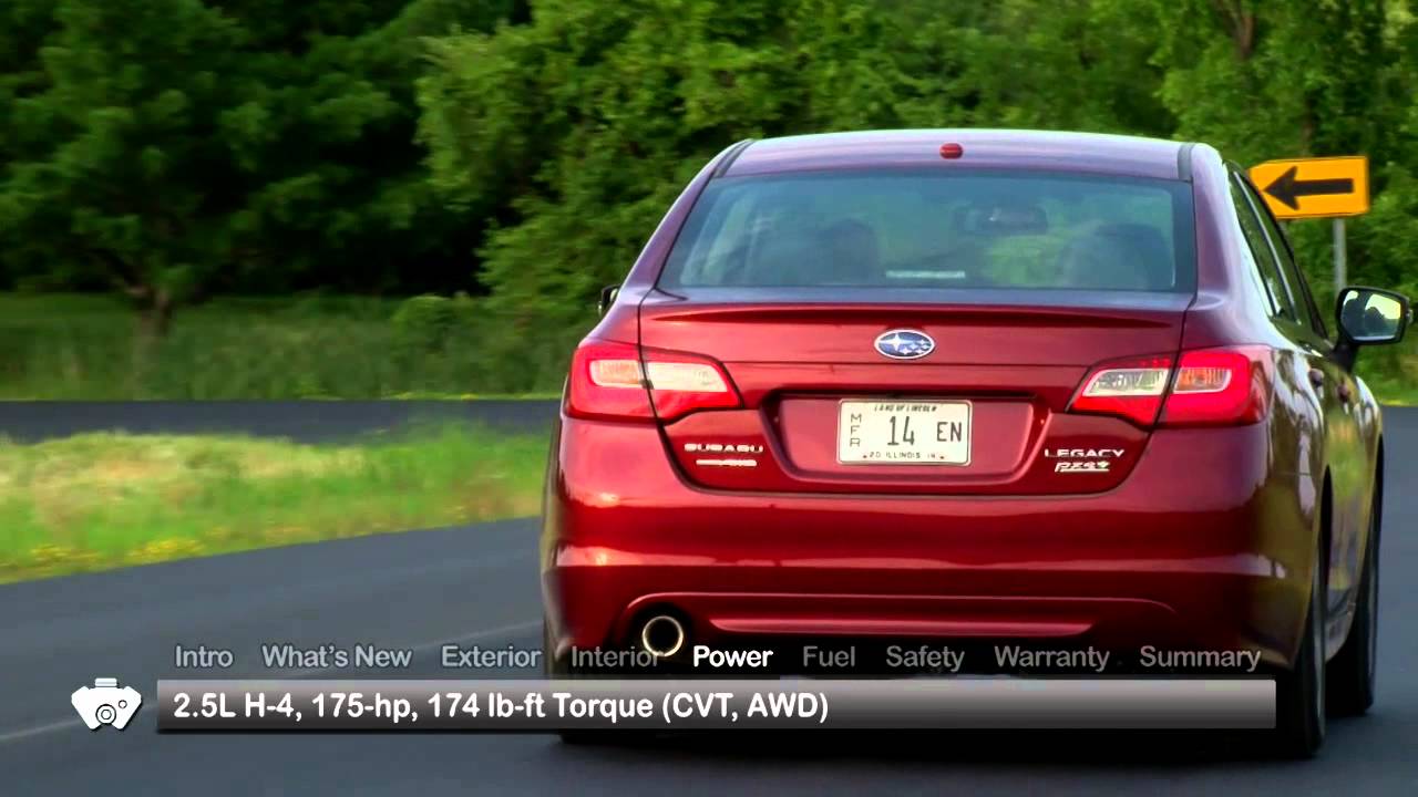 2015 Subaru Legacy Test Drive