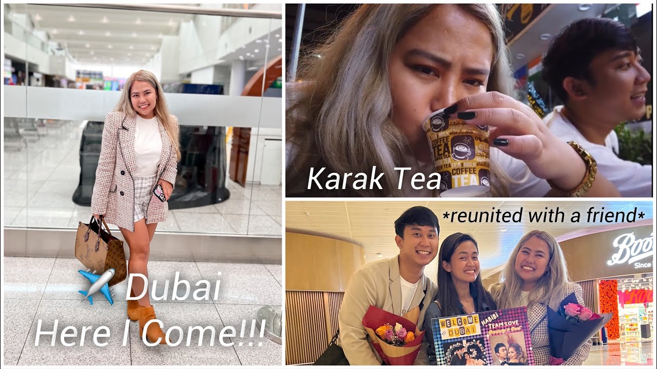 FIRST TIME KO SA DUBAI!! 🇦🇪 (Ganap Sa Airport & Trying Karak Tea)