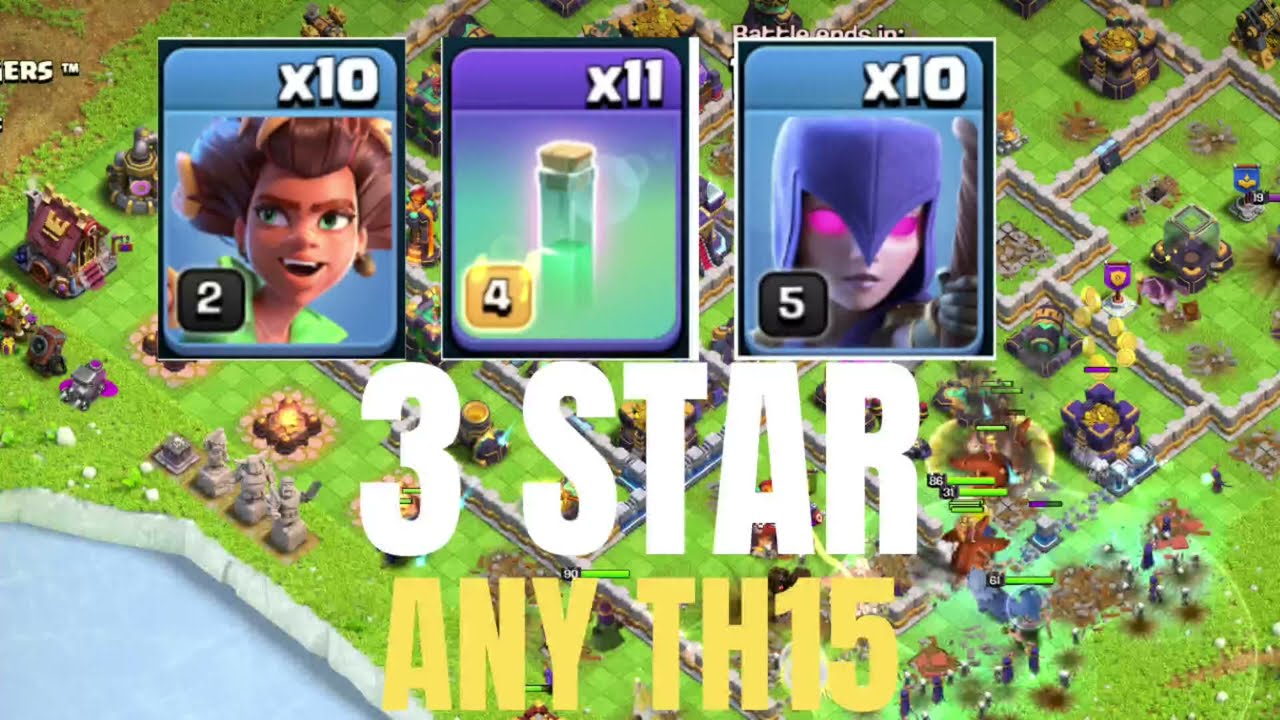 TH15 Root Rider Witch Attack Strategy ❗❗TH15 Best Attack Strategy In Clash Of Clans 🔥