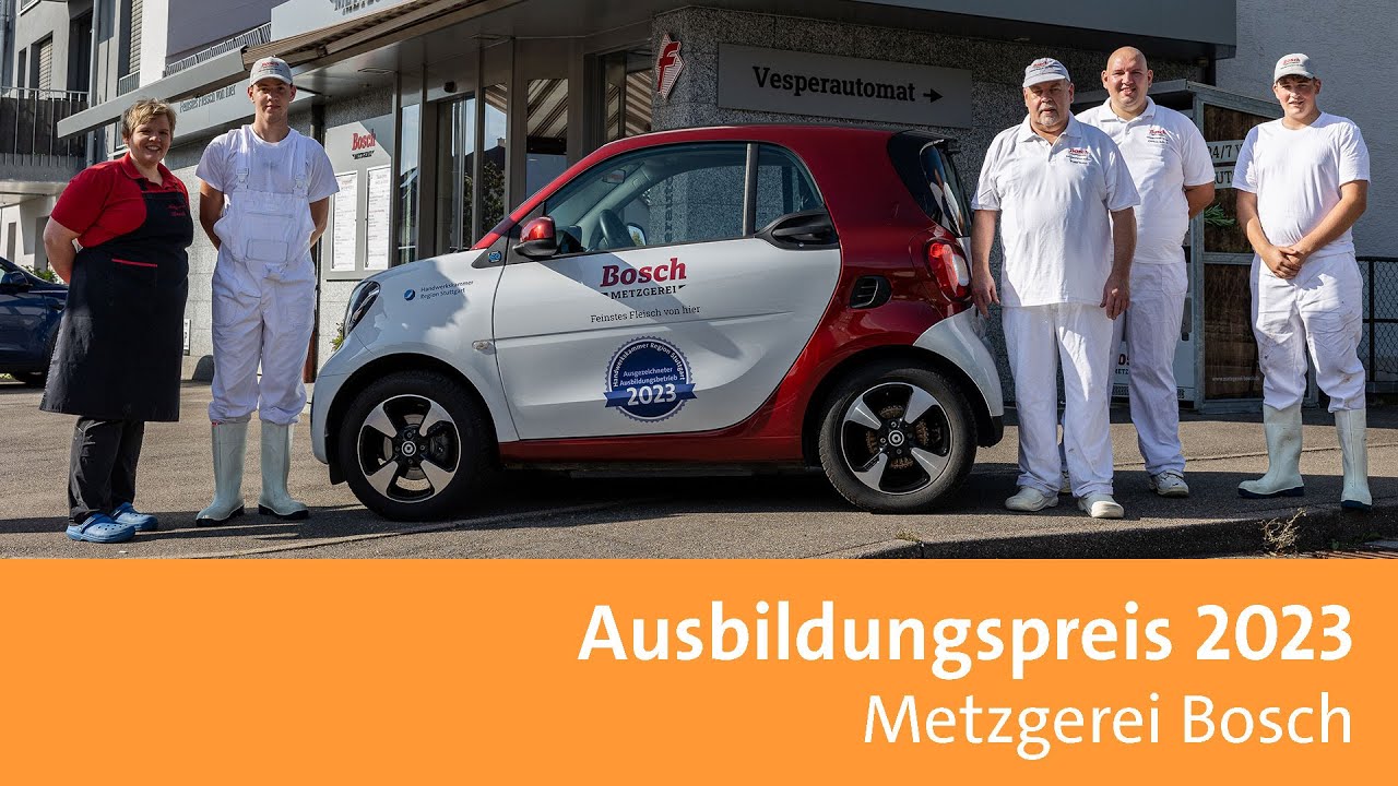 Ausbildungspreis 2023: Metzgerei Bosch