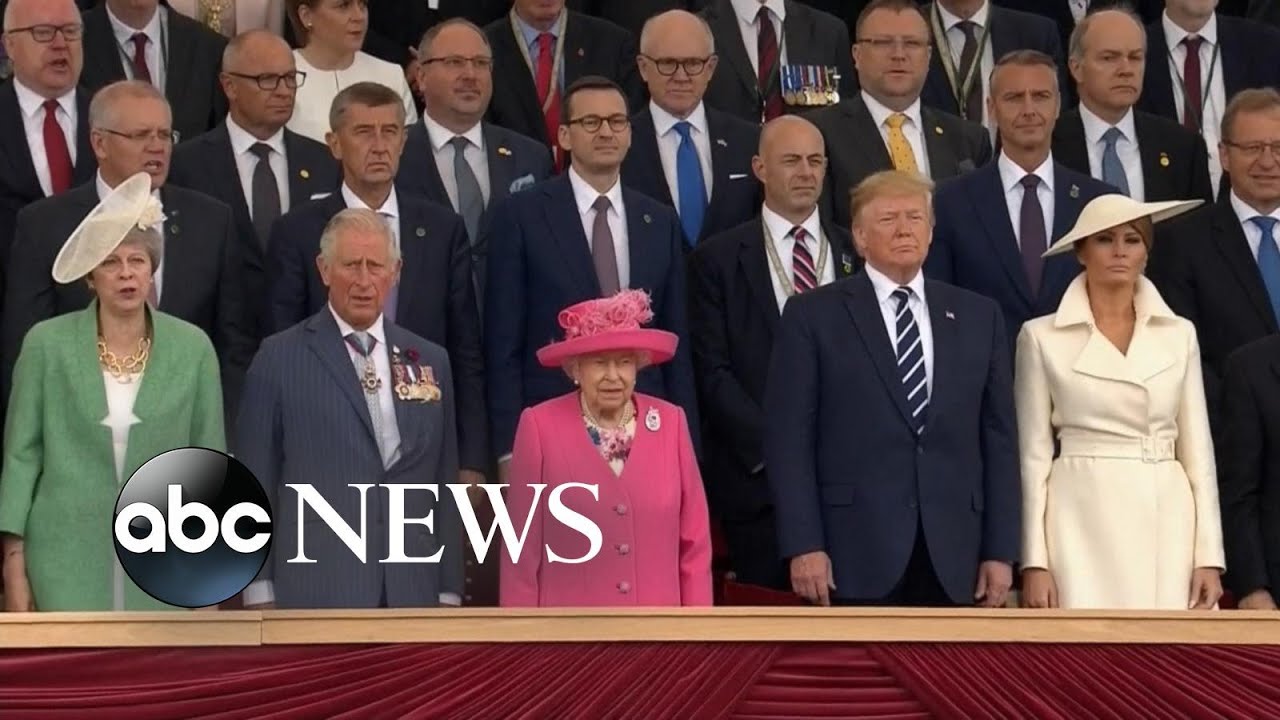 Trump meets D-Day vets on last day of UK visit