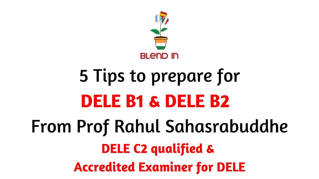 DELE B1 & DELE B2 Preparation tips #deleb1 #deleexam #deleb1 #deleb2 #learnspanish