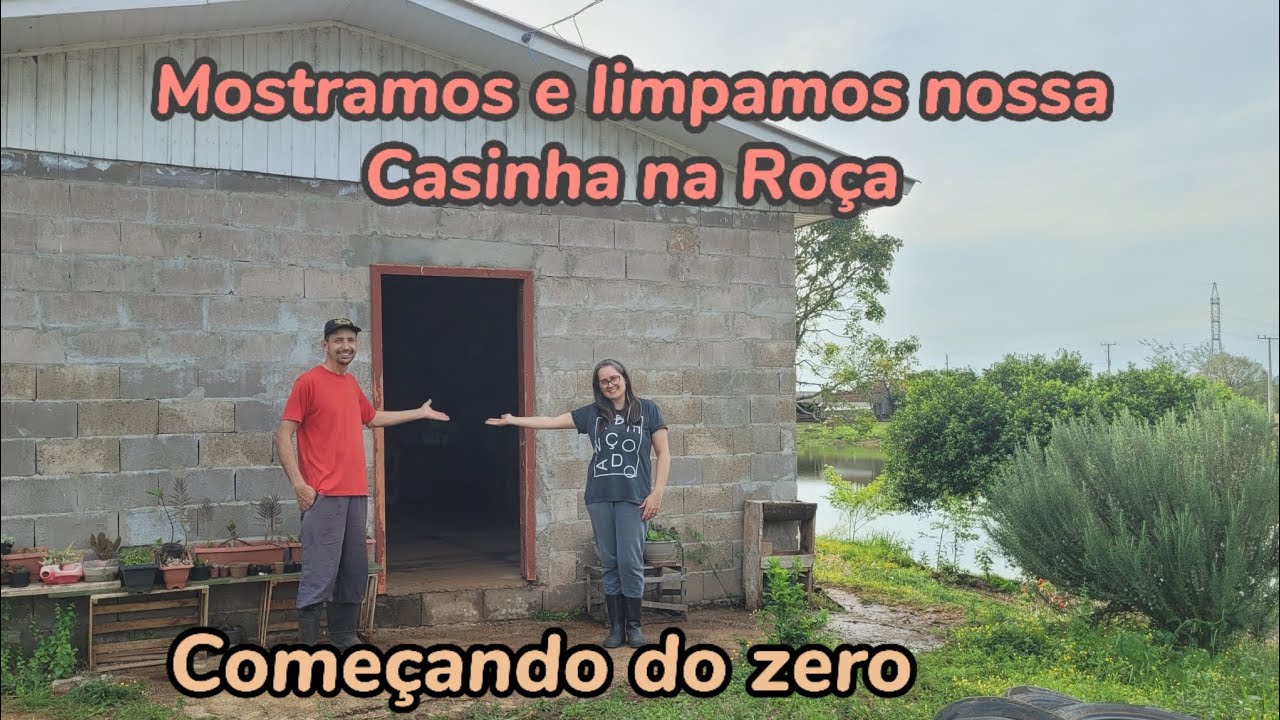 Mostramos Nossa Casinha na Roça!🏡 Começando do Zero!👨‍🌾❤️👩‍🌾
