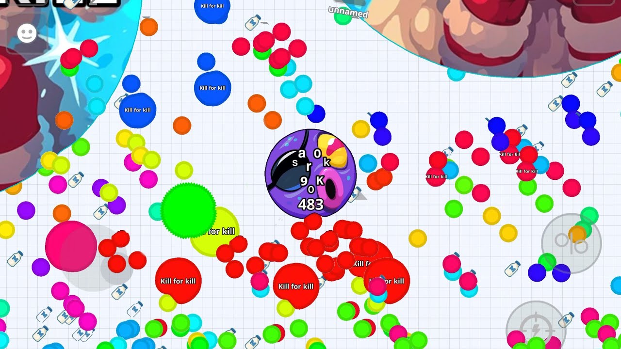 1 sec = Max Score? (Agar.io Mobile)