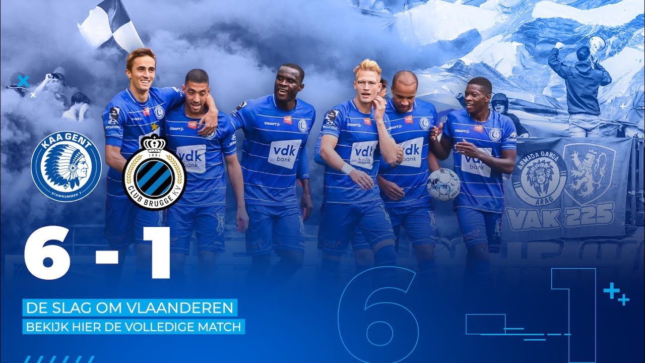 KAA GENT 🆚  CLUB BRUGGE: FULL GAME