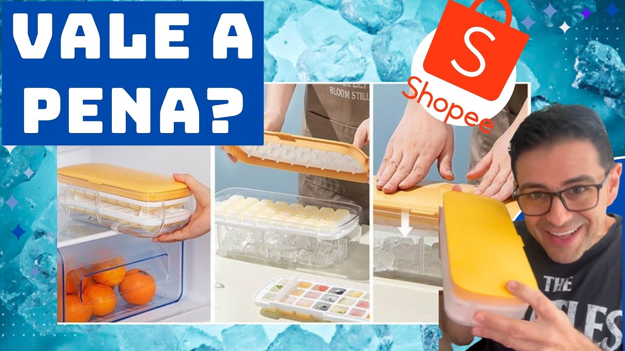 TESTANDO FORMA DE GELO DA SHOPEE - VALEU A PENA?