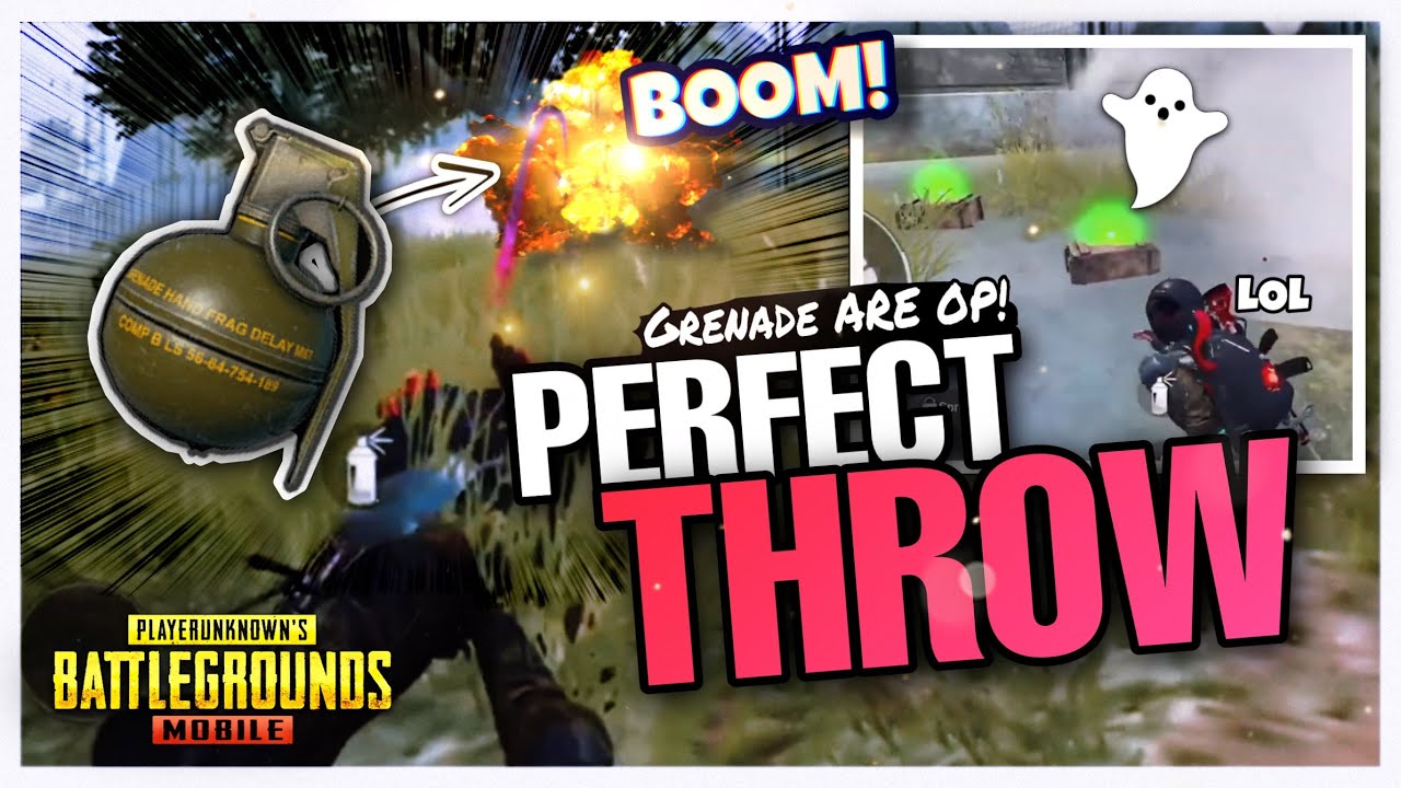 OP GRENADE THROWING!!LOL - PUBG MOBILE