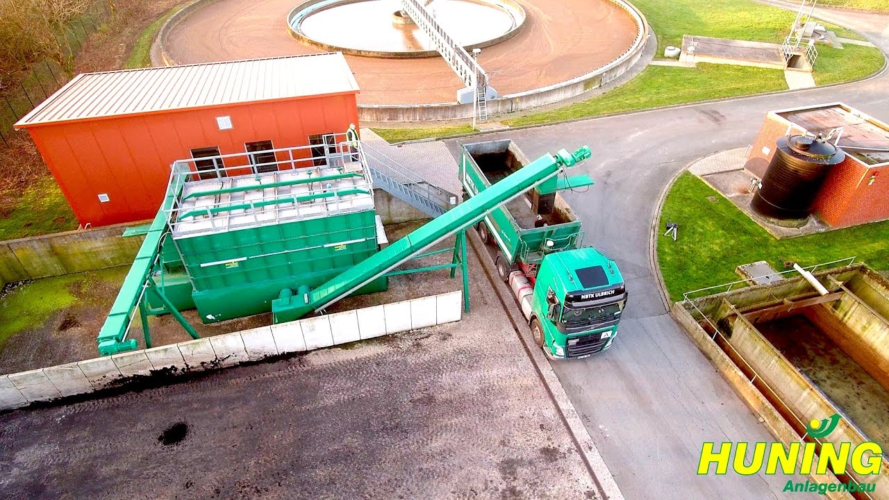 ( SPOT ) Schlammstapel- und Verladesystem der Firma Huning Anlagenbau GmbH & Co. KG.