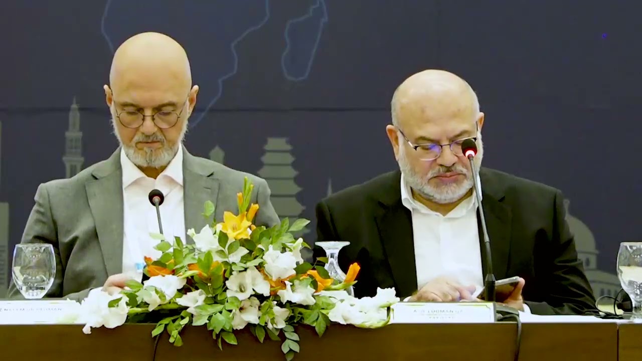 Sheikh Ismail Al-Najm of the Al-Adl wal Ihsan Movement, Addresses Jamaat-e-Islami Conference