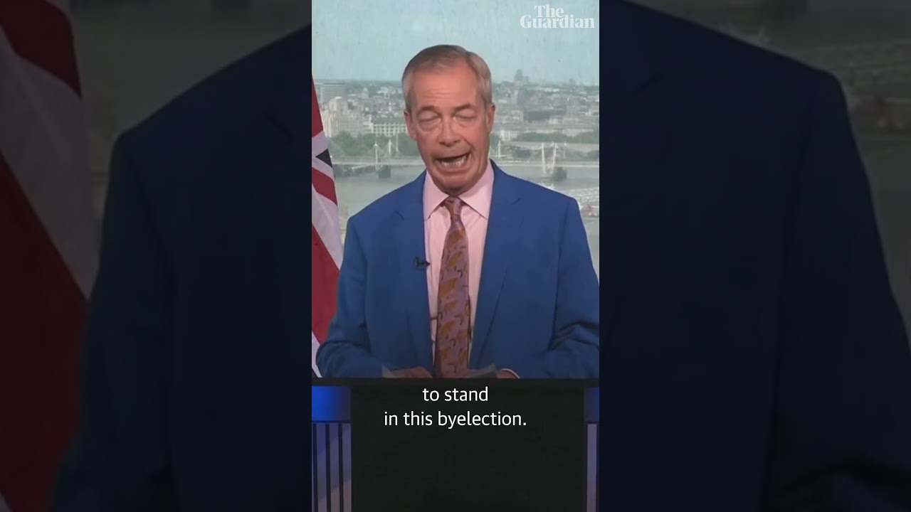 Nigel Farage resigns to force 'people versus establishment' byelection in Clacton