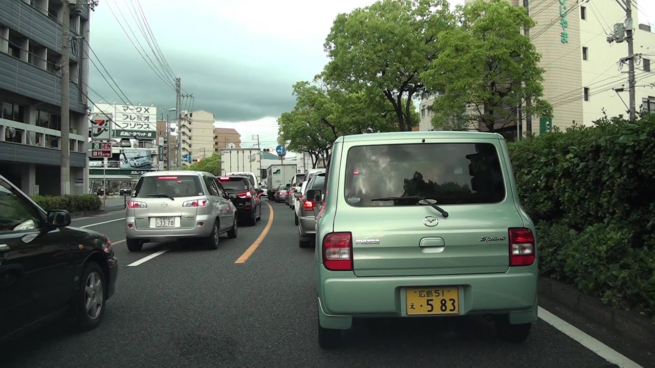 国道2号　上り・等速版　その3　広島県広島市→福山市→岡山県岡山市